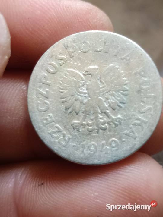Sprzedam monete 50 gr 1949 r skretka Chełm