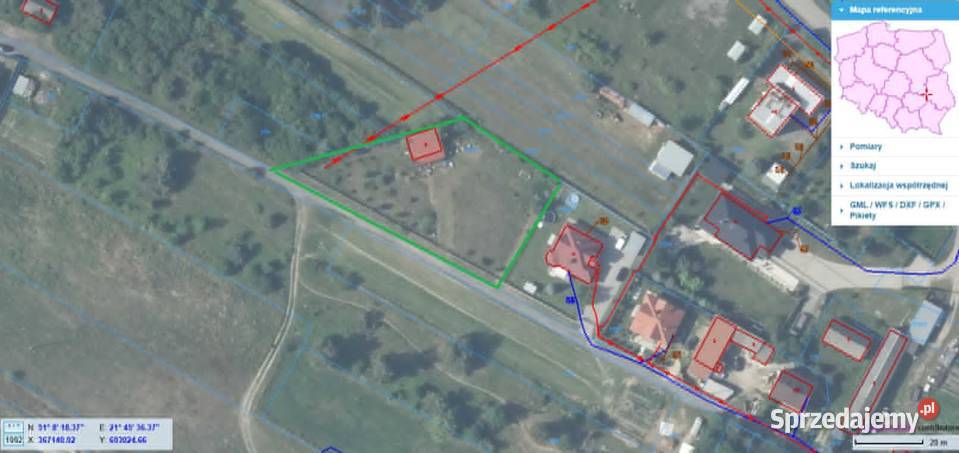 Na sprzedaż wyjątkowo działka 2129m2 Solec nad Wisłą