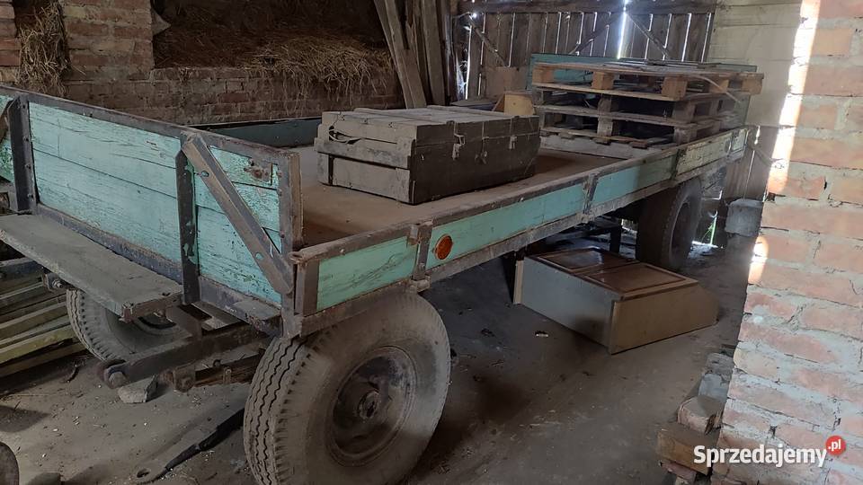przyczepa polna rolnicza 210x430 nieuszkodzony Pogroszew
