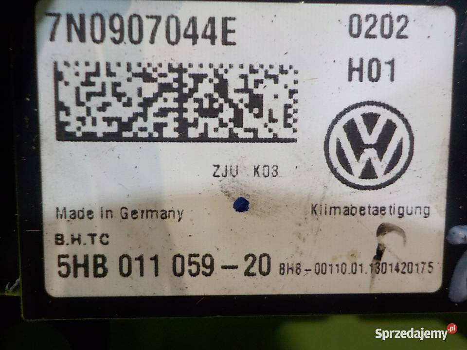 VW SHARAN II 20 TDI 13r 5D panel klimatyzacji mazowieckie Suków sprzedam