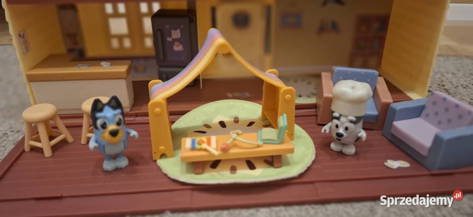 Bluey Domek plus namiot Bingo zestaw Figurki Warszawa