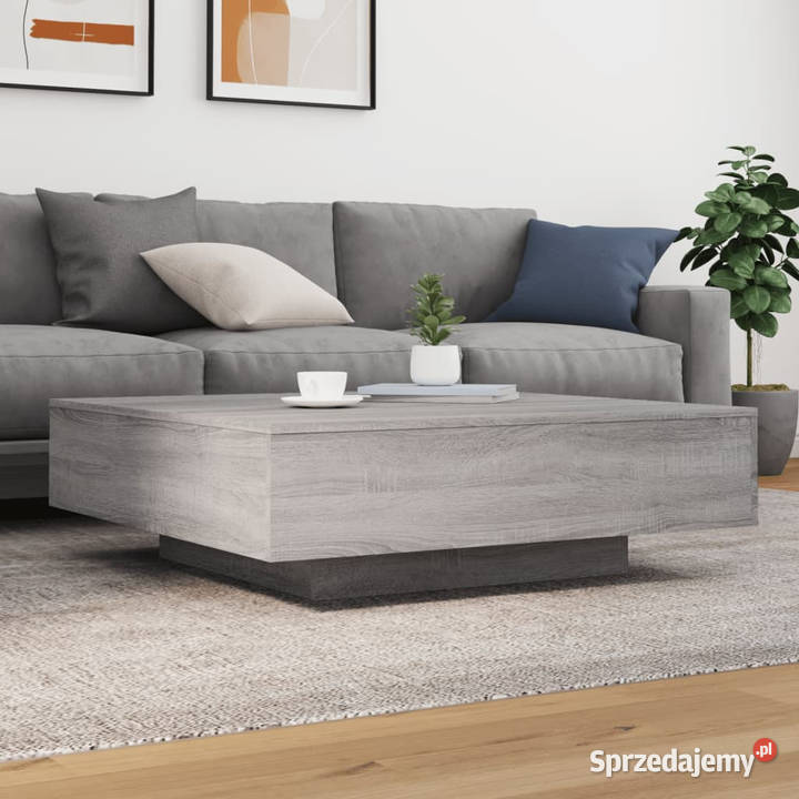 Stolik kawowy szary dąb sonoma 100x100x31 Warszawa sprzedam