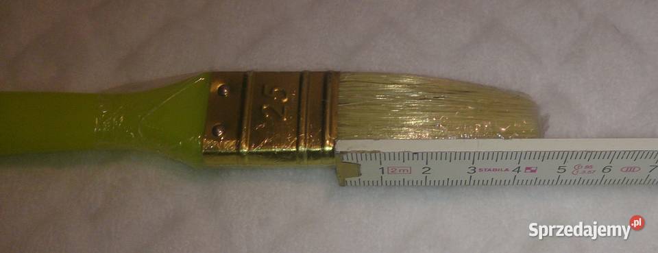 Pędzel angielski 25mm plastikowy trzonek Czeladź