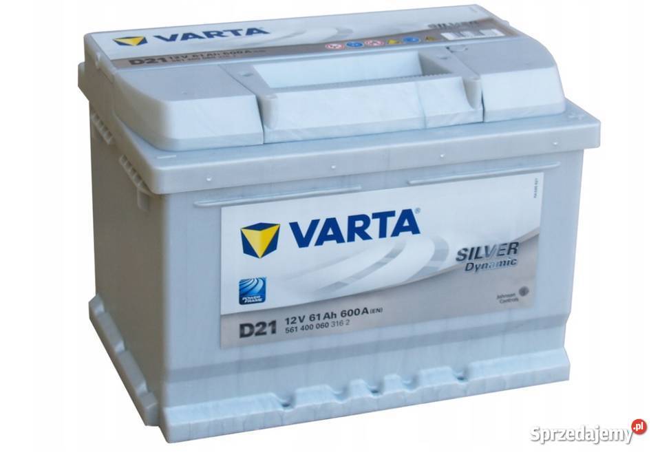 Akumulator VARTA SILVER DYNAMIC D21 61Ah600A Toruń