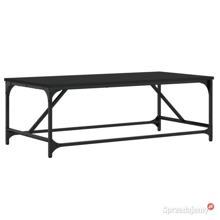 Stolik kawowy czarny 100x50x35 materiał mazowieckie Warszawa