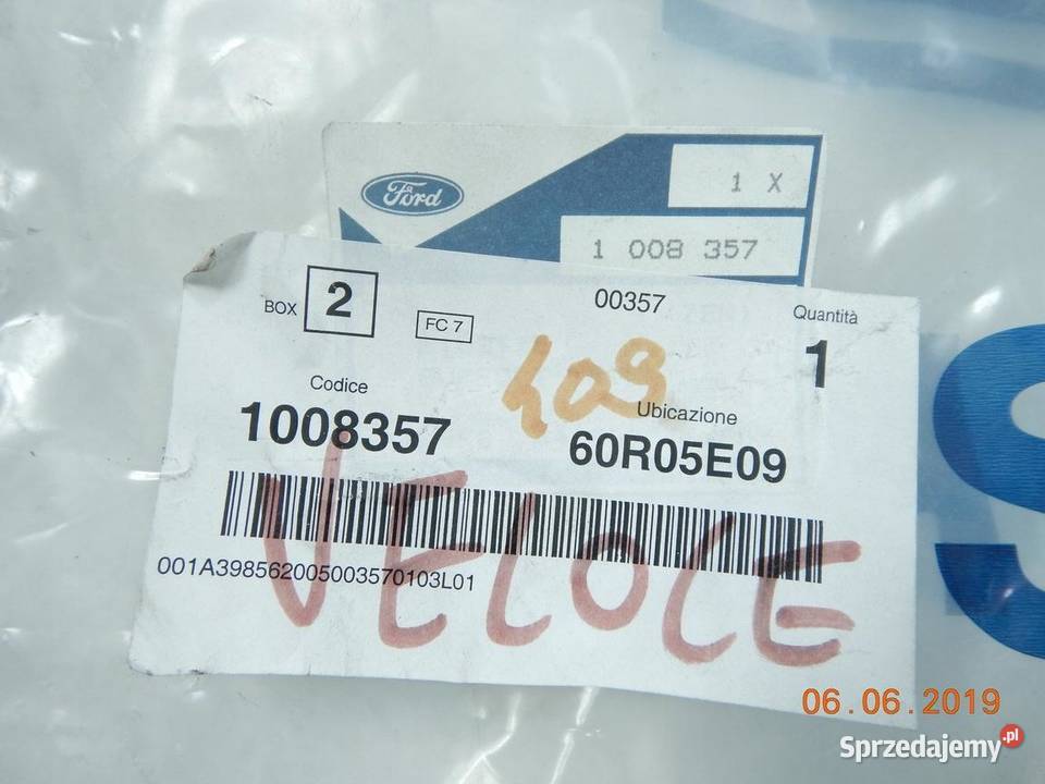 BOCZEK BAGAŻNIKA LEWY FORD FIESTA 9502 ASO