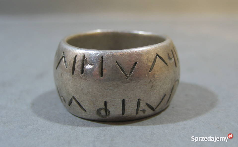 Srebrny Pierscien Skandynawia Warszawa