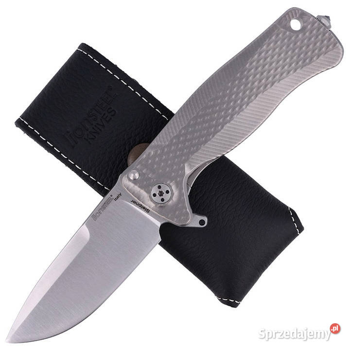 Nóż składany LionSTEEL SR22 Grey Titanium Satin Warszawa
