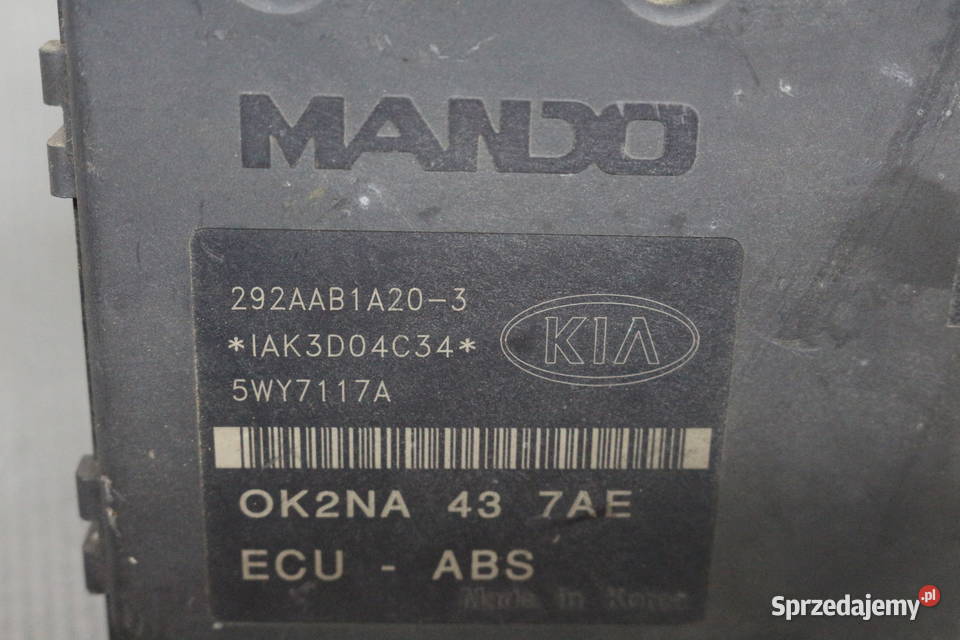 Kia Shuma 2 0105 pompa ABS OK2NA437AE OK2NA437AO Prochowice