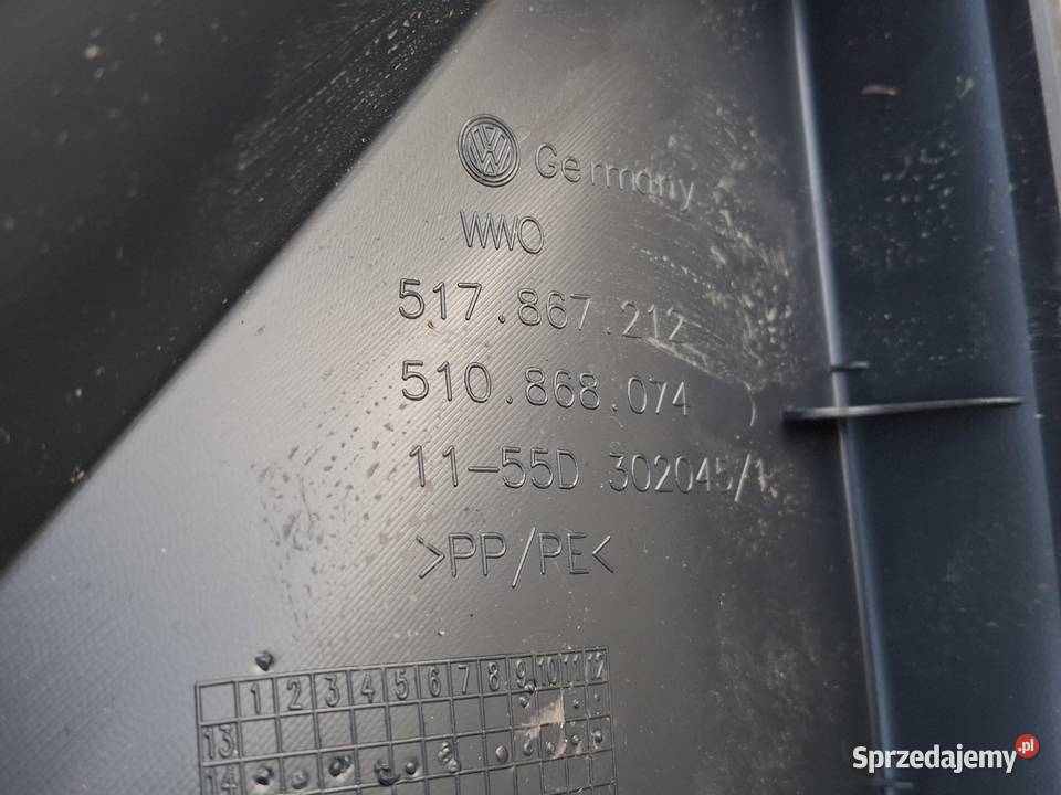 VW GOLF SPORTSVAN BOCZEK TAPICERKA DRZWI PRAWY lubuskie Bieleń