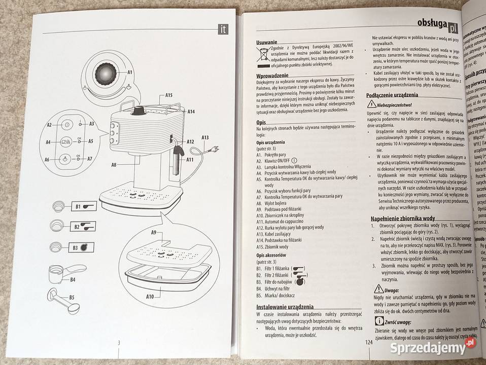 Ekspres DeLonghi Scultura ECZ 351GY AGD drobne
