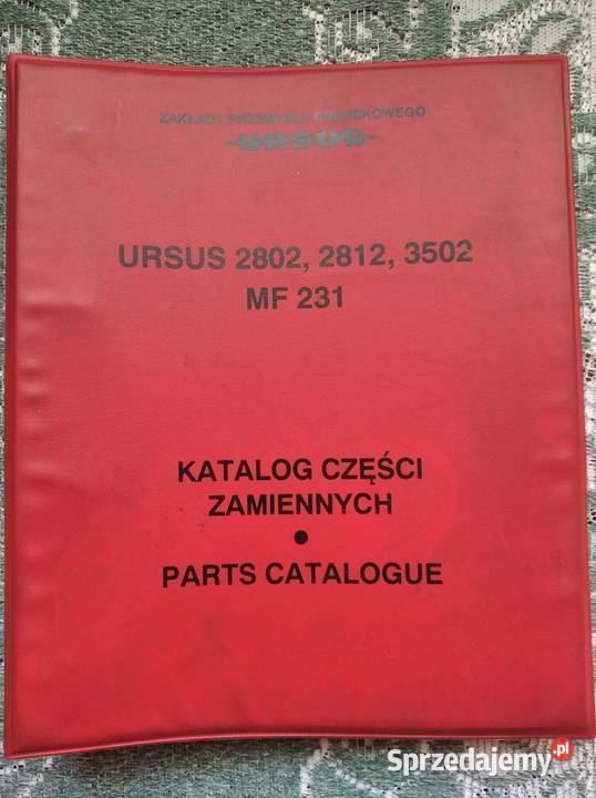 Katalog części Ursus 280228123502MF231 oryginał Lublin