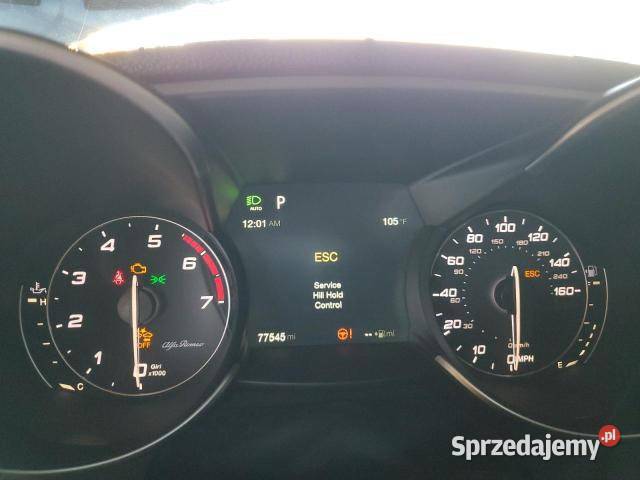 ALFA ROMEO GIULIA produkcji 2017 z USA Warszawa