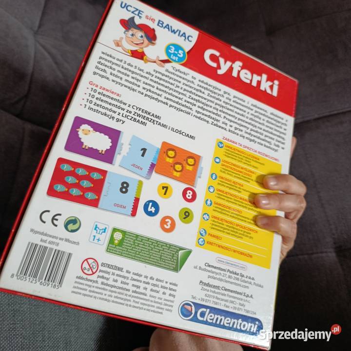 gra edukacyjna Clementoni z serii Uczę się Poznań