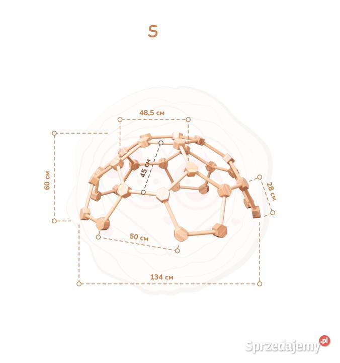 Plac zabaw Domowa kopuła wspinaczkowa