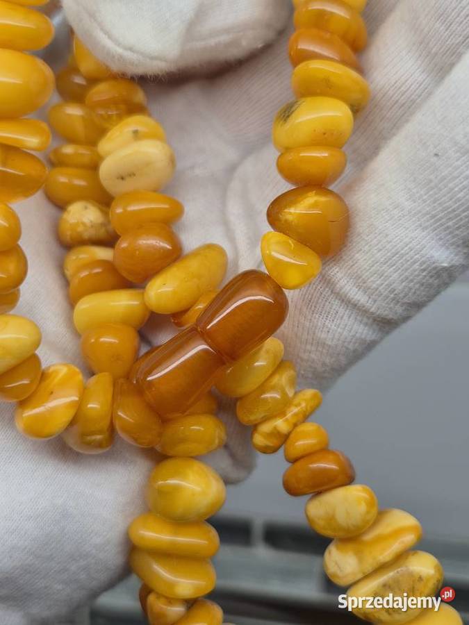 Korale z naturalnego bursztynu Korale Biżuteria Chorzów