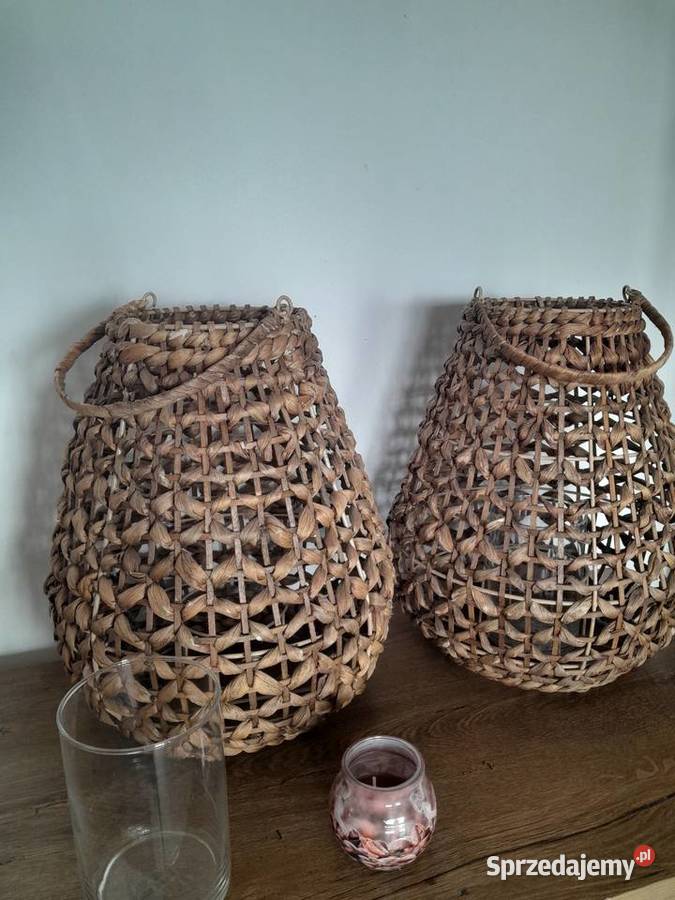 Dwa lampiony latarnie Rovterne Jysk Grabowiec sprzedam