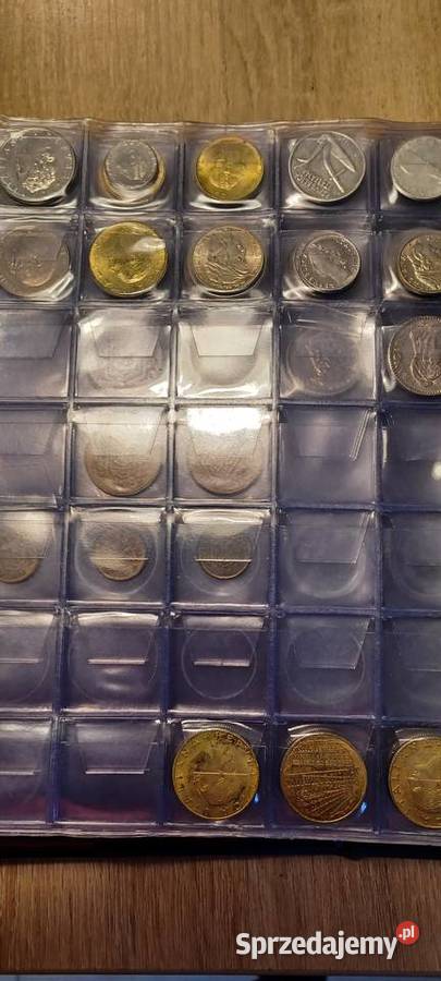 Europa dwa albumy z 458 monetami wielkopolskie Kotlin sprzedam