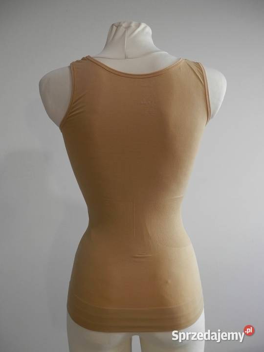 Koszulka Bieliźniana Modelująca Talię Bezszwowa Łomża