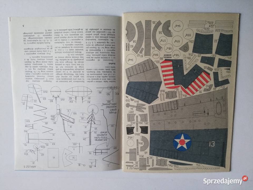 Mały Modelarz 101992 amerykański samolot śląskie Dąbrowa Górnicza