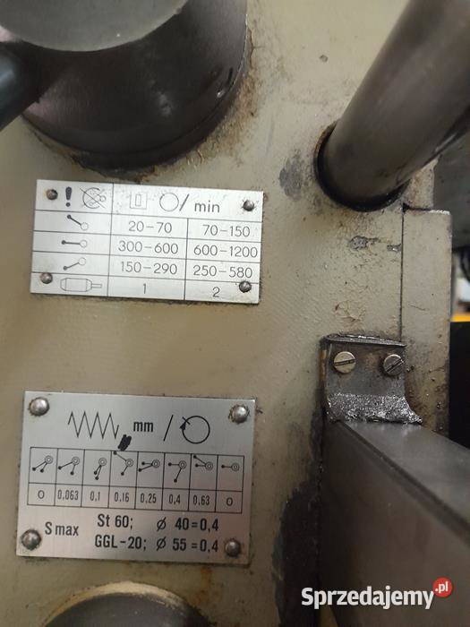 Wiertarka promieniowa WMW BR 402 x 1250 1950000 Produkcja Krobia sprzedam