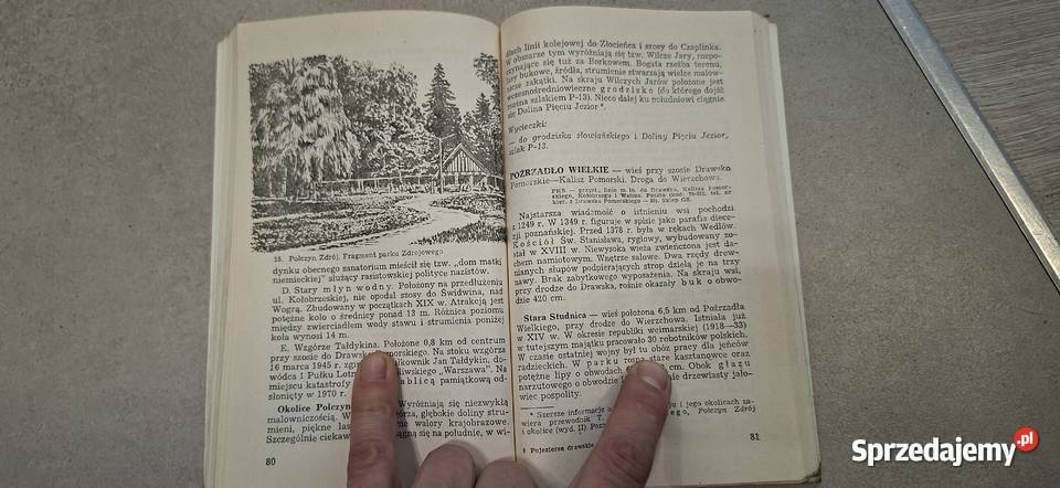 Przewodnik Pojezierze Drawskie 1986 Unikatowy wielkopolskie Kalisz
