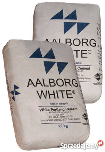 Cement BIAŁY SPECJALISTYCZNY Firmy AALBORG worki Kraków sprzedam
