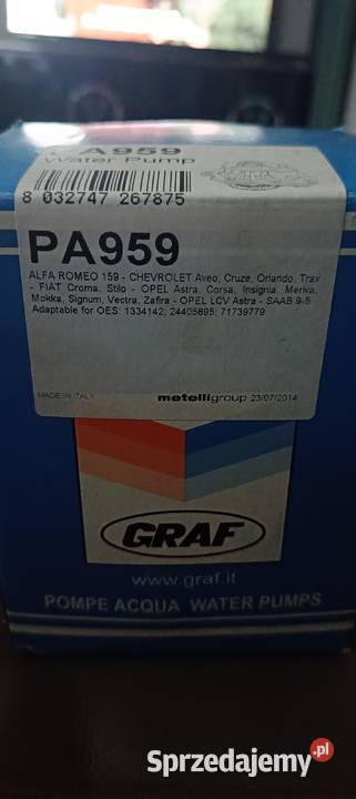 Pompa wody Graf PA 959 Pompy wody