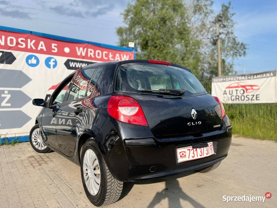 Renault Clio 14 LPG 2007 Klimatyzacja Dl benzyna+LPG Wrocław