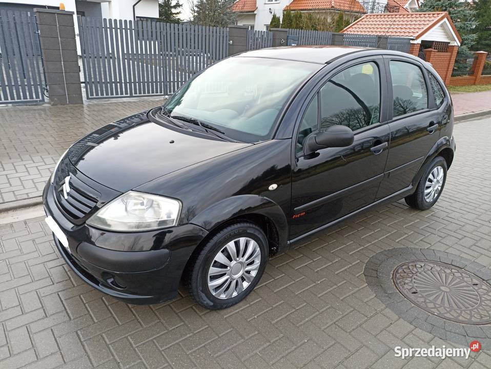 Citroen C3 FURIO 14 benzyna 2005 Klimatyzacja czarny Świdnik sprzedam