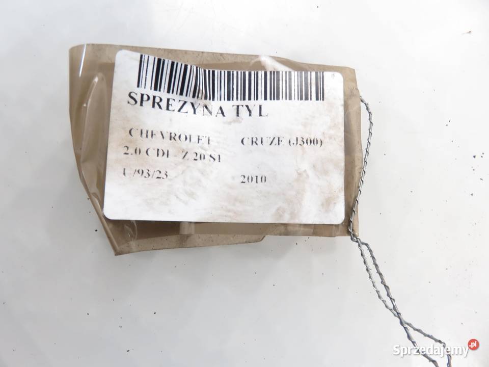 SPRĘŻYNY TYŁ CHEVROLET CRUZE 20 CDI 150 Z 20 S1