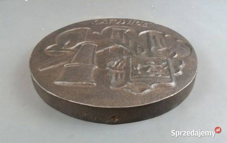Wielka stara matryca ryngraf emblemat Katowice Kędzierzyn-Koźle
