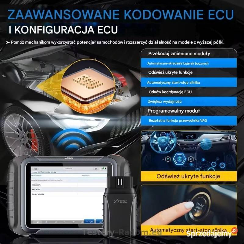 XTOOL D8W Can FD DoIP wifi język Polski Radom sprzedam