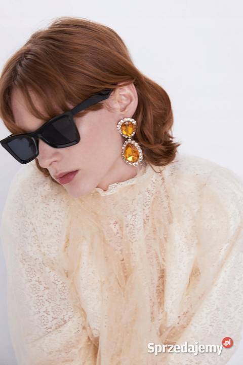 ZARADuże wytworne KOLCZYKI WIECZOROWE z małopolskie Kraków