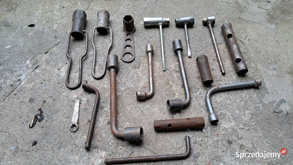 klucze samochodowe motocyklowe PRL Leszno