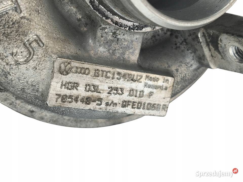 TURBOSPRĘŻARKA VW Golf VI Passat B7 Audi A3 Q3