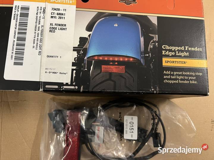Harley Davidson Sportster lampa tył szkło Zgłobice