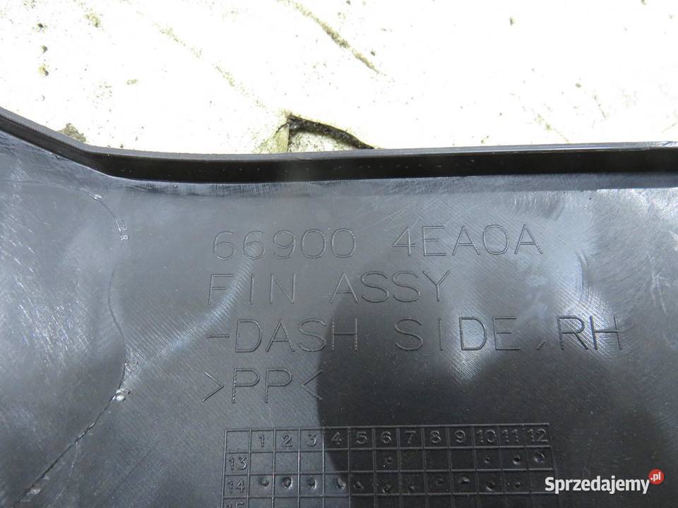 OSŁONA PROGU PRAWY PRZÓD QASHQAI J11 669004EA0A