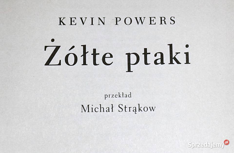 Żółte ptaki Kevin Powers lubelskie Chełm