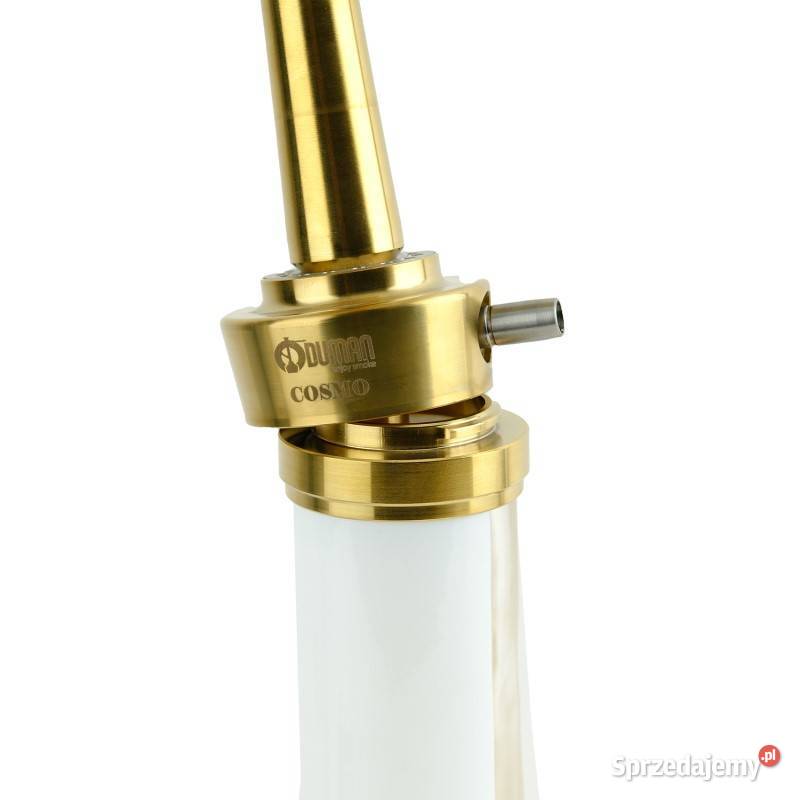 Oduman Cosmo Hookah Gold Body White Glass Fajka Łódź sprzedam