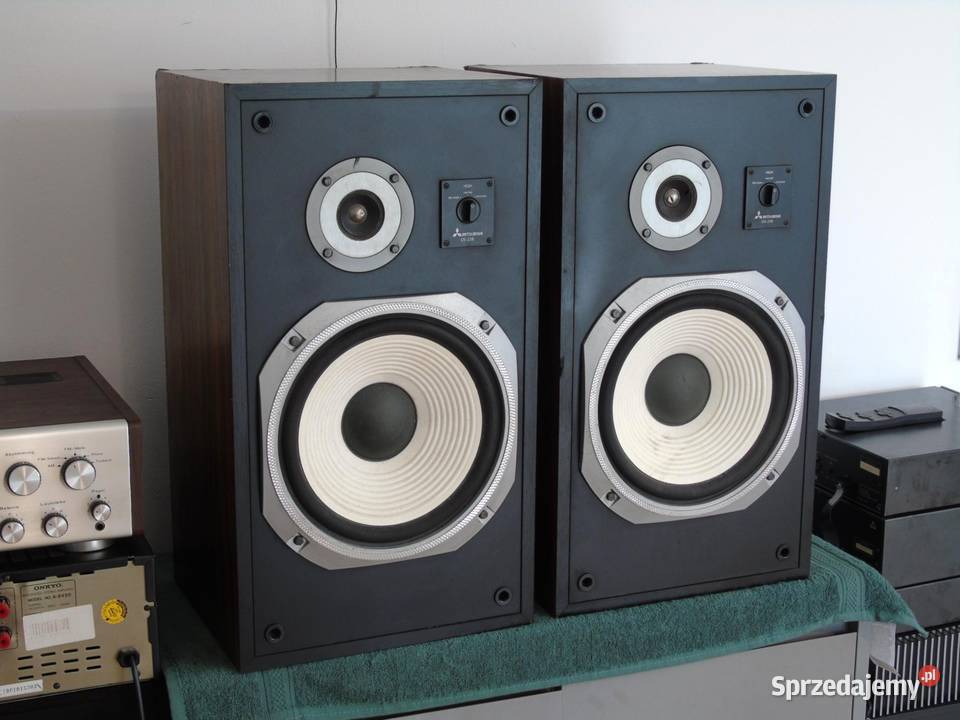 Kolumny Mitsubishi DS25B świetne stereo Vintage Jasło