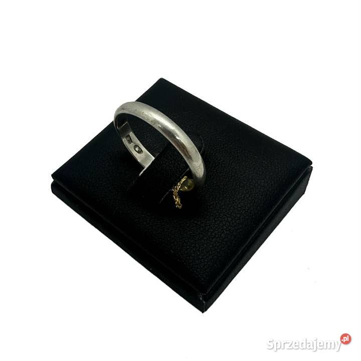 Srebrna Obrączka Próby 925 31g Rozmiar 25 Pierścionki Elbląg