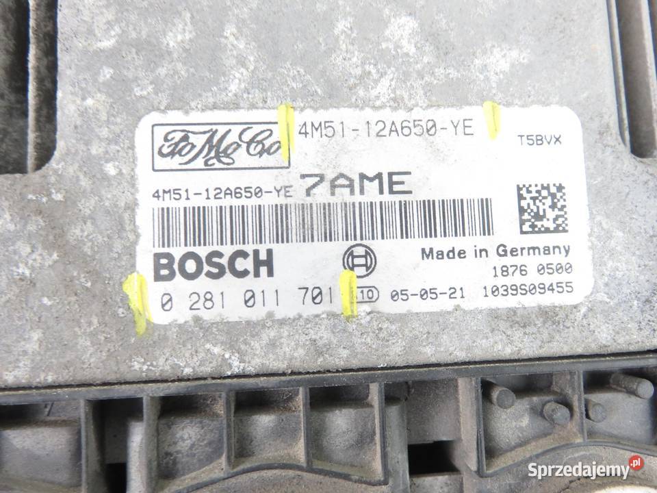 STEROWNIK FORD FOCUS MK2 II 16 TDCI 4M5112A650YE Komputery