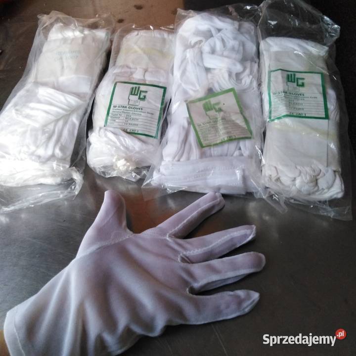 Rękawiczki dzianina kosmetyczne V STAR GLOVER Grodzisk Wielkopolski sprzedam