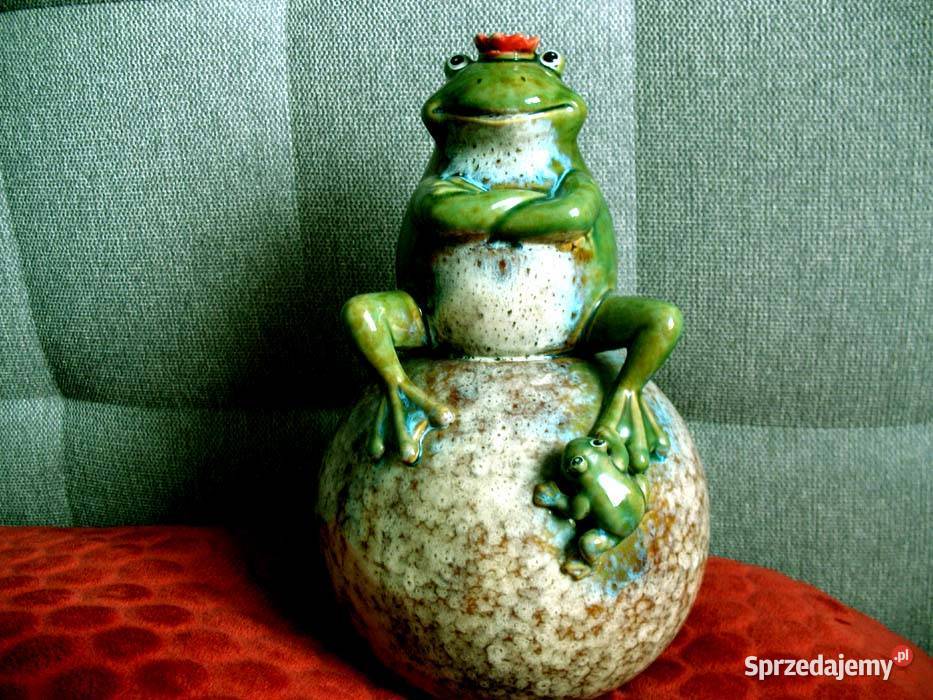 Żaba Duża figurka Żaba szczęśliwej rodziny Siedlce