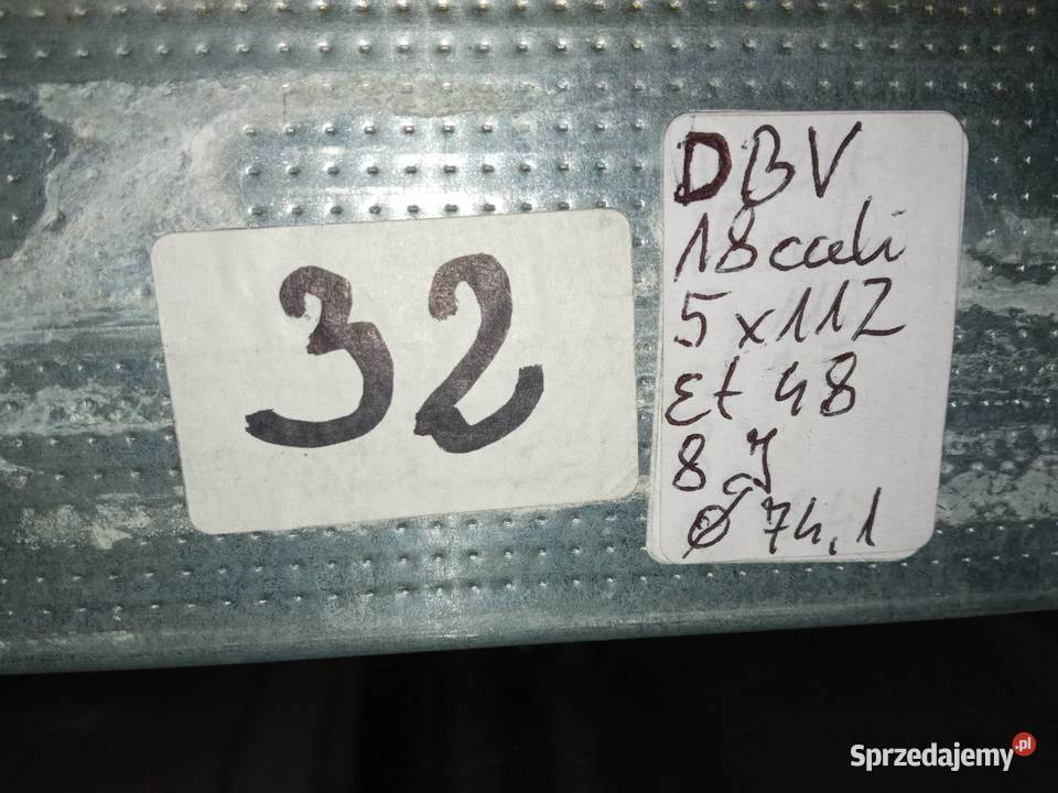 Felgi DBV 18 5x112 et48 8J Audi Mercedes Skoda Średnica 18" świętokrzyskie sprzedam