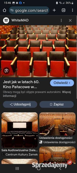 Fotele kinowe Duża ilość Zapewniam transport Śrem sprzedam
