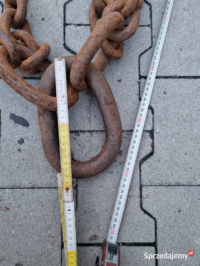 Łańcuch Hak 18 długości Oczko 3 grubości 2 metry małopolskie Skawina