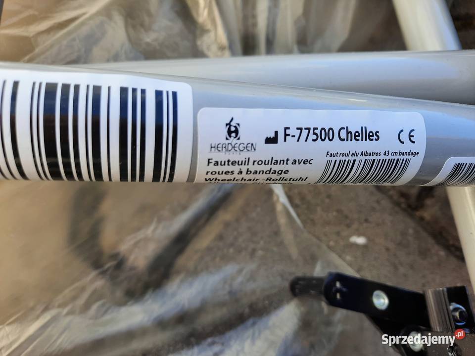 FRANCUSKI WÓZEK INWALIDZKI ALUMINIOWY Gaszowice