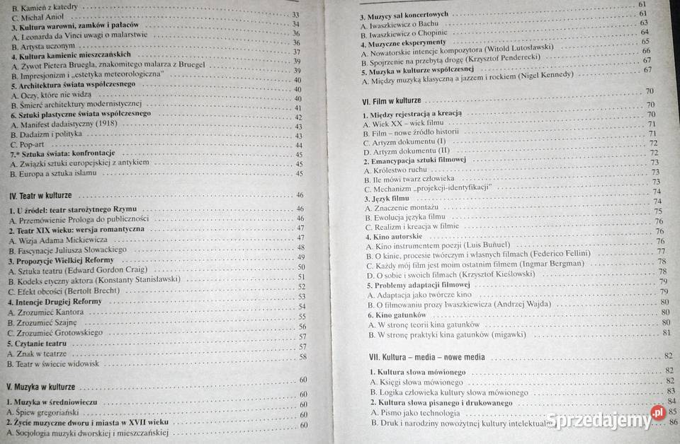 Wiedza o kulturze Liceum i technikum Materiały Chełm